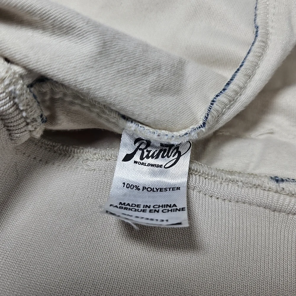 Runtz Around The World Velour Cream/Slate Men's Jacket Rare Sz XXL RUNTZ